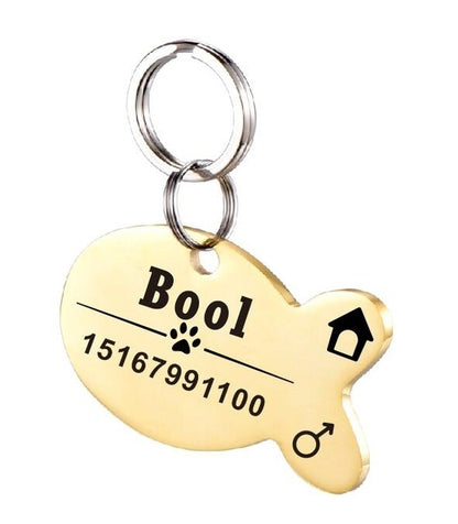 Personalized Dog ID Tag Stainless Steel Pet ID Tag