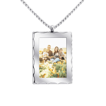 Personalized Gift Customized Photo Frame Necklace