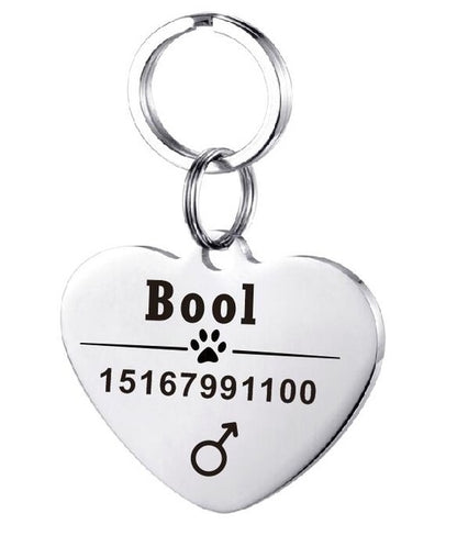 Personalized Dog ID Tag Stainless Steel Pet ID Tag