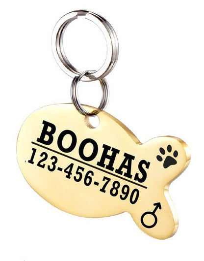 Personalized Dog ID Tag Stainless Steel Pet ID Tag