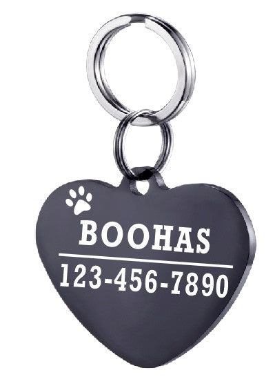 Personalized Dog ID Tag Stainless Steel Pet ID Tag