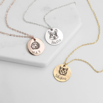 DIY Pet Cat Dog Tag Necklace