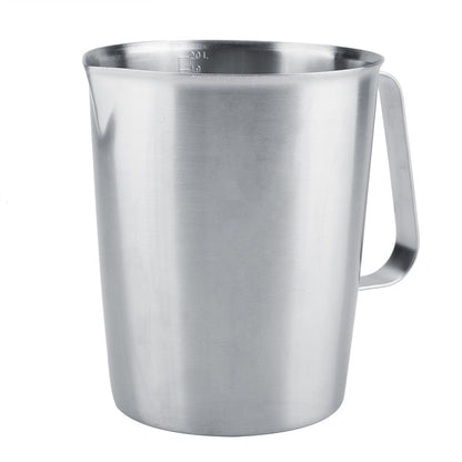 2000ml Large Stainless Steel Measuring Cup Mug Milk Frothing Pitcher Jug for Latte Coffee Art