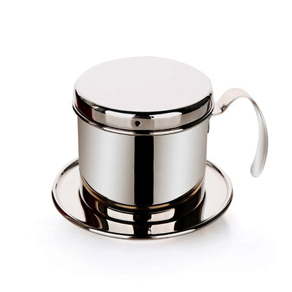 Stainless Steel Cup Vietnamese Coffee Drip Filter Maker Phin Infuser Sliver