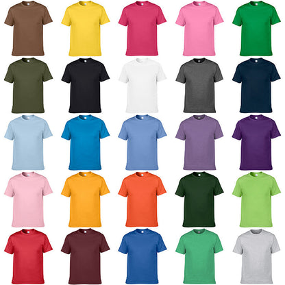 Solid Color Personalized Embroidered T-shirt