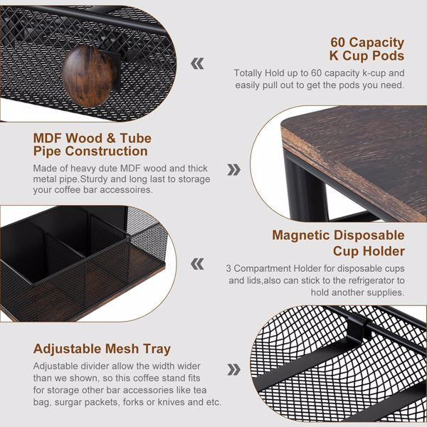 Coffee Bag Drawer Style Countertop Organizer, Banned Temu, Not Shipped On Weekends