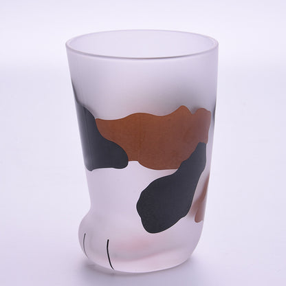 Creative Cute Cat Paws Glass Tiger Paws Mug Office Coffee Mug Tumbler Personality Breakfast Milk Porcelain Cup Gift