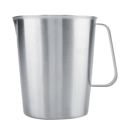 2000ml Large Stainless Steel Measuring Cup Mug Milk Frothing Pitcher Jug for Latte Coffee Art